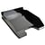 Corbeille à courrier Exacompta - noir glossy