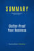 Summary: Clutter-Proof Your Business - Review and Analysis of Nelson's Book