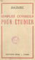 Simples conseils pour étudier