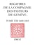 Registres de la Compagnie des pasteurs de Genève au temps de Calvin - Tome VIII, 1600-1603