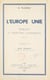 L'Europe unie - Problèmes et perspectives économiques
