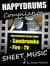 Happydrums Compilation "Sambrumba, Fire & TV" - Drum Set Examples with Sheet Music & Online Videos + Bonus