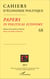 Cahiers d'économie politique - Histoire de la pensée et des théories - 68