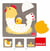 Puzzle poule - 3 niveaux