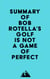 Summary of Bob Rotella's Golf is Not a Game of Perfect