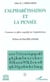 L'ALPHABÉTISATION ET LA PENSÉE - Contextes et effets cognitifs de l'alphabétisme