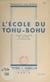 L'école du tohu-bohu - Saynète enfantine en un acte pour garçons et filles