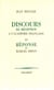 Discours de réception à l'Académie française