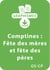 Graphismes et comptines GS/CP - Fête des mères et fête des pères - Un lot de 5 fiches à télécharger
