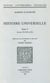 Histoire universelle - Tome V, Livres VII-VIII & IX
