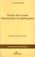 Précis d'un cours élémentaire de philosophie