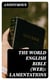 The World English Bible (WEB): Lamentations