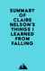 Summary of Claire Nelson's Things I Learned from Falling