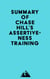 Summary of Chase Hill's Assertiveness Training