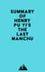Summary of Henry Pu Yi's The Last Manchu
