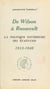 De Wilson à Roosevelt - La politique extérieure des États-Unis, 1913-1945