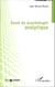 Essai de psychologie analytique