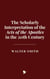 The Scholarly Interpretation of the Acts of the Apostles in the 20th Century