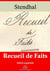 Recueil de faits – suivi d'annexes - Nouvelle édition 2019
