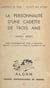 La personnalité d'une cadette de trois ans - Thèse complémentaire pour le Doctorat présentée à la Faculté des lettres de l'Université de Paris