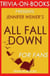 All Fall Down by Jennifer Weiner (Trivia-on-Book) - Trivia-On-Books