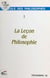 La leçon de philosophie (2) - Décembre 92