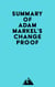 Summary of Adam Markel's Change Proof
