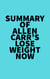 Summary of Allen Carr's Lose Weight Now