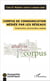 Corpus de communication médiée par les réseaux - Construction, structuration, analyse