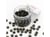 Pot perles lettres - noir
