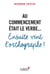 Au commencement était le verbe... Ensuite vint l'orthographe !