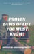 Proven Laws of Life You Must Know - Proven Laws of Life, #1