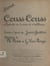 Couss-couss - Opérette en 3 actes et 5 tableaux. Livret et lyrics de Jean Guitton, musique de Philippe Parès et Georges Van Parys