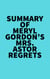 Summary of Meryl Gordon's Mrs. Astor Regrets