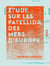 Étude sur les patellidæ des mers d'Europe
