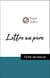 Analyse de l'œuvre : Lettre au père (résumé et fiche de lecture plébiscités par les enseignants sur fichedelecture.fr)