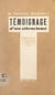 Témoignage d'un silencieux - G.Q.G., 2e bureau, Turin, Vichy