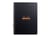 Répertoire à spirales - Format A5 14.8 x 21 cm - Rhodia - 160 pages lignées - Noir