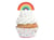 Lot de 24 caissettes + 24 cake toppers ScrapCooking® - Arc-en-ciel