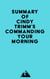 Summary of Cindy Trimm's Commanding Your Morning