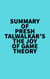 Summary of Presh Talwalkar's The Joy of Game Theory