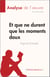 Et que ne durent que les moments doux de Virginie Grimaldi (Analyse de l'œuvre) - Résumé complet et analyse détaillée de l'oeuvre