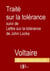 Traité sur la Tolérance - suivi de Lettre sur la tolérance de John Locke