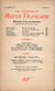 La Nouvelle Revue Française N° 234 (Mars 1933)