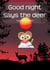 Good night says the deer - A cat Kuku Children´s book