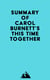 Summary of Carol Burnett's This Time Together