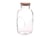 Bouteille verre avec bouchon liège - 23cm