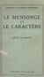 Le mensonge et le caractère