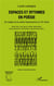 Espaces et rythmes en poésie - Six visages de la poésie hispanophone du XXe siècle - Ruben Darío, Juan Ramón Jiménez, Rafael  Alberti, Vicente Aleixandre, Pere Gimferrer, Leopoldo María Panero