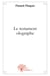 Le testament olographe
